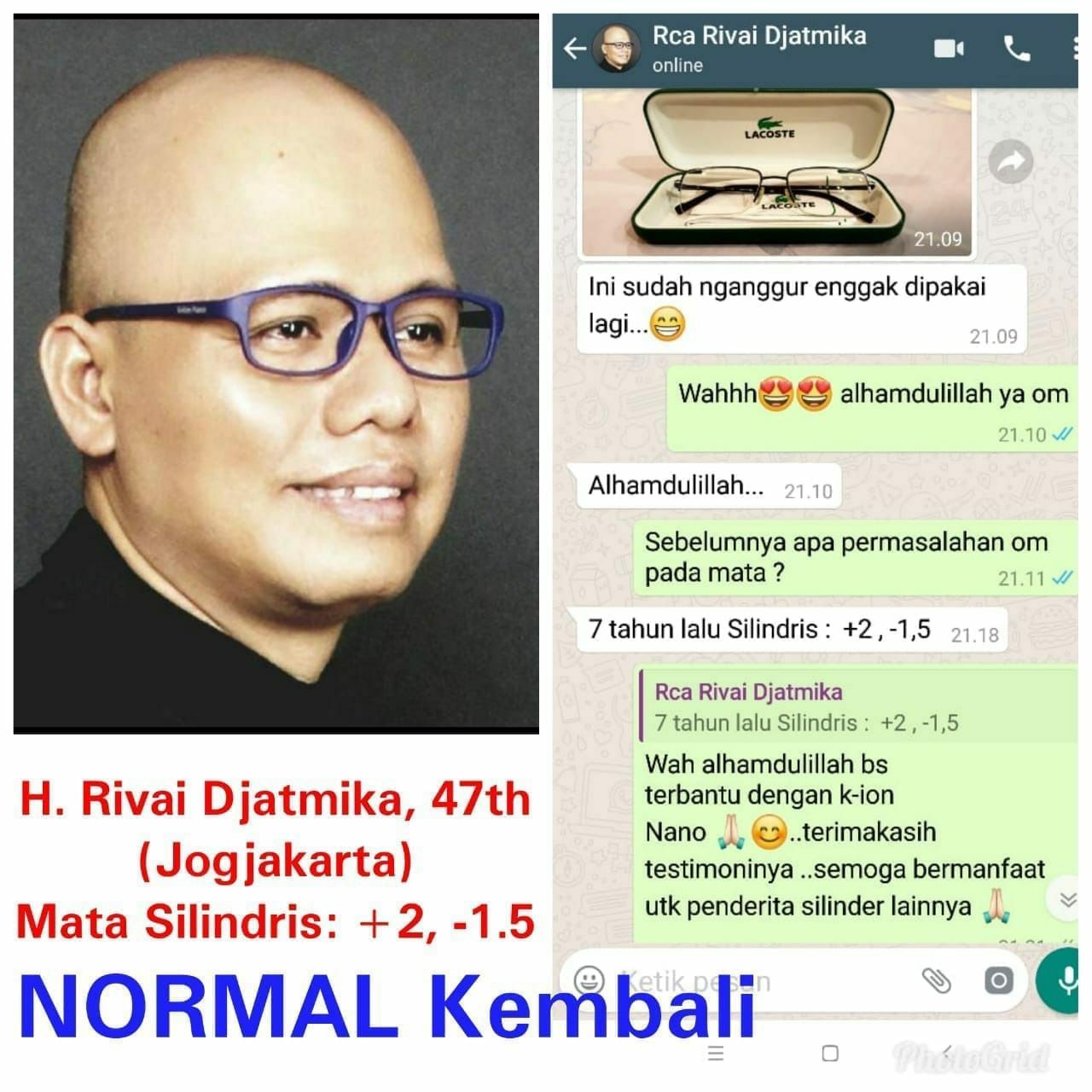  Kacamata  Kesehatan K Ion  Nano Rahayu id